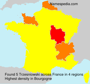 Surname Trzesniowski in France Surname Trzesniowski in France