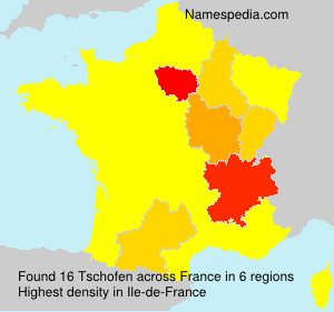 Surname Tschofen in France Surname Tschofen in France