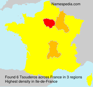 Surname Tsouderos in France Surname Tsouderos in France