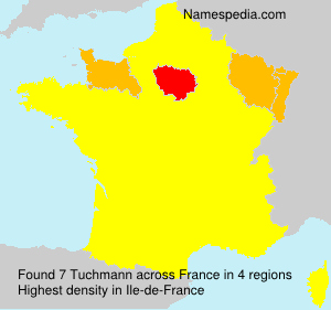 Surname Tuchmann in France Surname Tuchmann in France