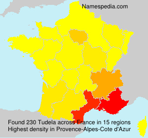 Surname Tudela in France Surname Tudela in France