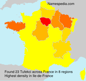 Surname Tufekci in France Surname Tufekci in France
