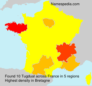 Surname Tugdual in France Surname Tugdual in France