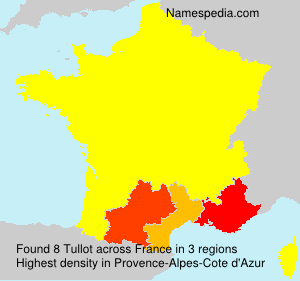 Surname Tullot in France Surname Tullot in France