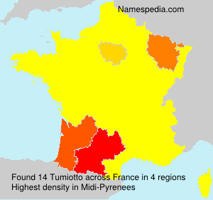 Surname Tumiotto in France Surname Tumiotto in France