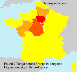 Surname Tunga in France Surname Tunga in France