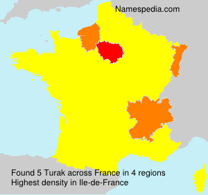 Surname Turak in France Surname Turak in France