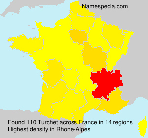 Surname Turchet in France Surname Turchet in France
