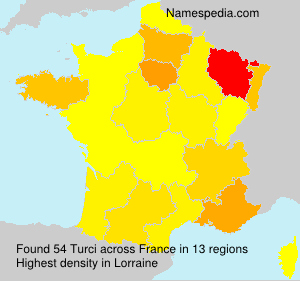 Surname Turci in France Surname Turci in France