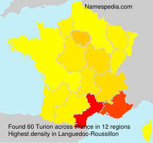 Surname Turion in France Surname Turion in France