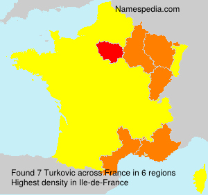 Surname Turkovic in France Surname Turkovic in France