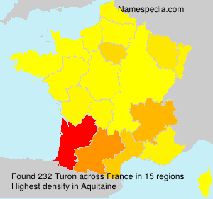 Surname Turon in France Surname Turon in France