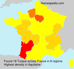 Surname Turque in France Surname Turque in France