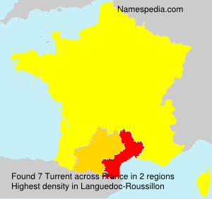 Surname Turrent in France Surname Turrent in France