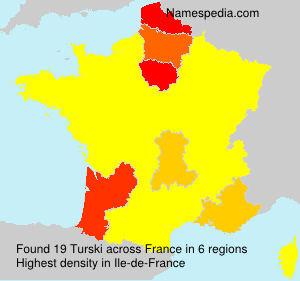 Surname Turski in France Surname Turski in France