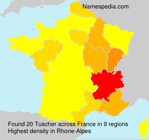 Surname Tuscher in France Surname Tuscher in France