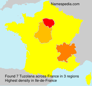 Surname Tuzolana in France Surname Tuzolana in France