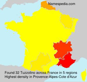 Surname Tuzzolino in France Surname Tuzzolino in France