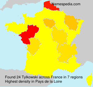Surname Tylkowski in France Surname Tylkowski in France