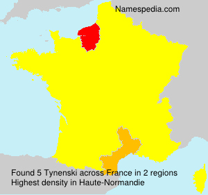 Surname Tynenski in France Surname Tynenski in France