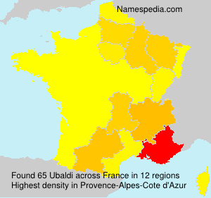 Surname Ubaldi in France Surname Ubaldi in France