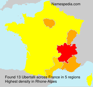 Surname Ubertalli in France Surname Ubertalli in France