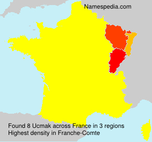 Surname Ucmak in France Surname Ucmak in France