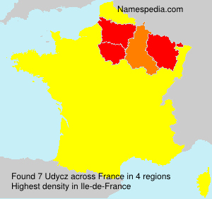 Surname Udycz in France Surname Udycz in France