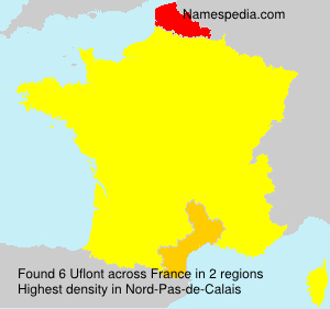 Surname Uflont in France Surname Uflont in France