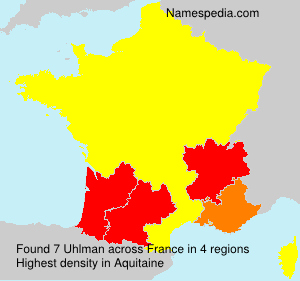Surname Uhlman in France