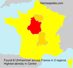 Surname Uhrhammer in France