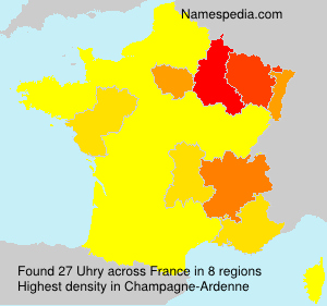 Surname Uhry in France Surname Uhry in France