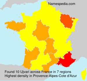 Surname Ujvari in France Surname Ujvari in France