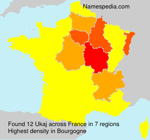 Surname Ukaj in France