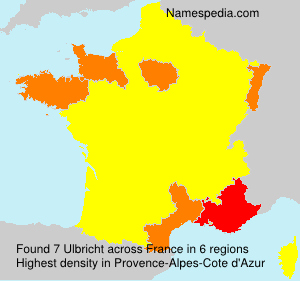 Surname Ulbricht in France Surname Ulbricht in France