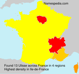 Surname Ulisse in France Surname Ulisse in France