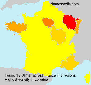 Surname Ullmer in France Surname Ullmer in France
