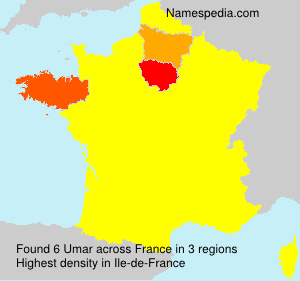 Surname Umar in France Surname Umar in France