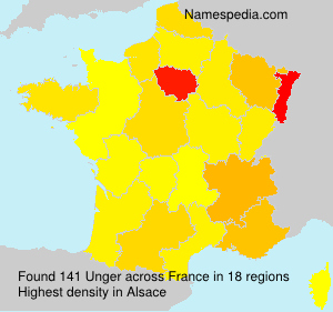 Surname Unger in France Surname Unger in France