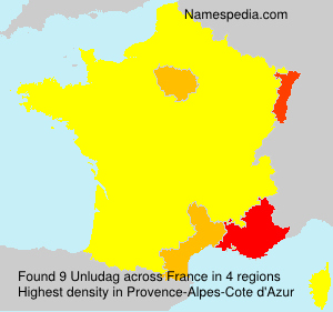 Surname Unludag in France Surname Unludag in France