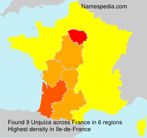Surname Urquiza in France Surname Urquiza in France