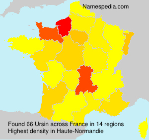 Surname Ursin in France Surname Ursin in France