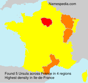 Surname Ursula in France Surname Ursula in France