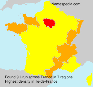Surname Urun in France Surname Urun in France