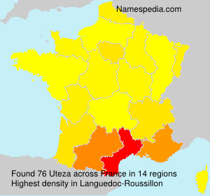 Surname Uteza in France Surname Uteza in France