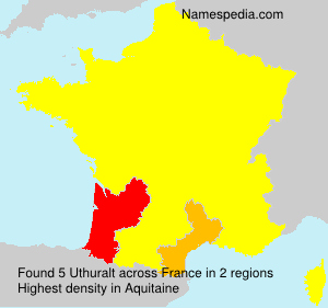 Surname Uthuralt in France Surname Uthuralt in France