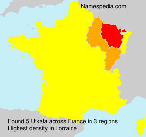 Surname Utkala in France Surname Utkala in France