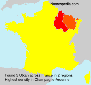 Surname Utkan in France Surname Utkan in France