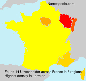 Surname Utzschneider in France Surname Utzschneider in France