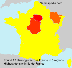 Surname Uzunoglu in France Surname Uzunoglu in France
